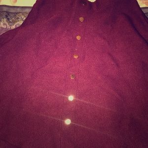 Flare thick sweater skirt